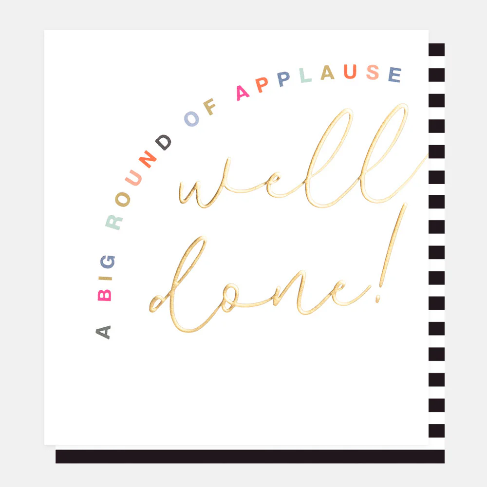 A Big Round of Applause Congratulations Card
