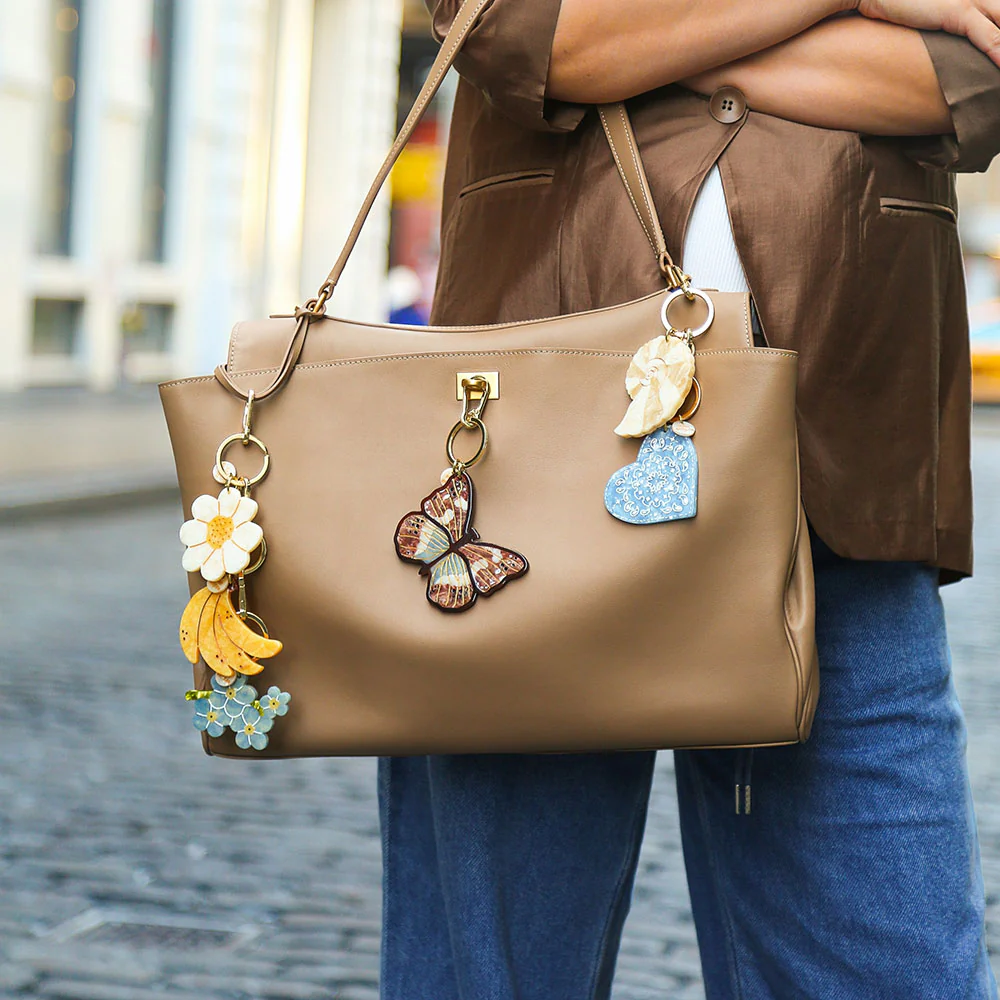 Bananas Hand-Painted Bag Charm - Image 2