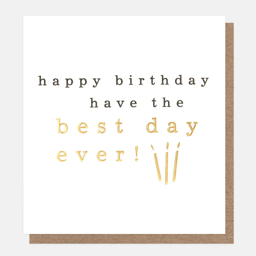 Best Day Ever Birthday Card