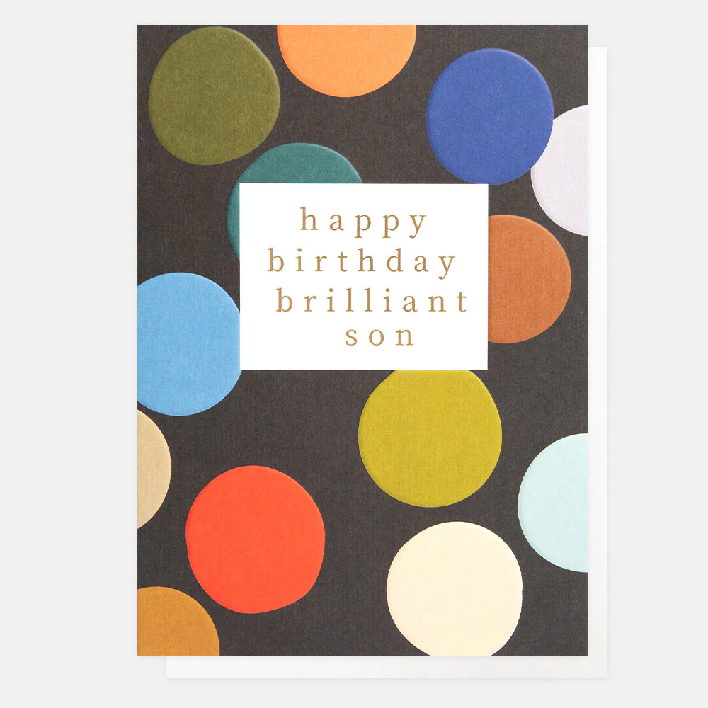 Big Spot Birthday Card For Son