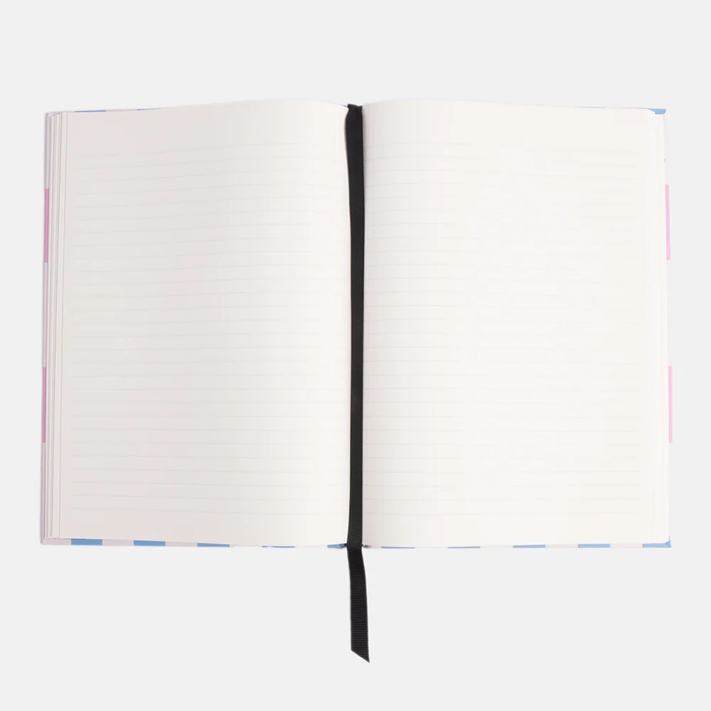 Block Stripe Case Bound Notebook - Image 2