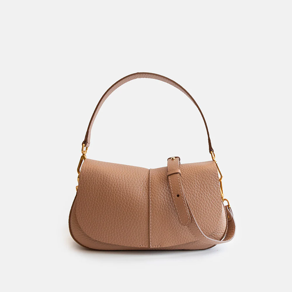 Clay Leather Helena Baguette Bag