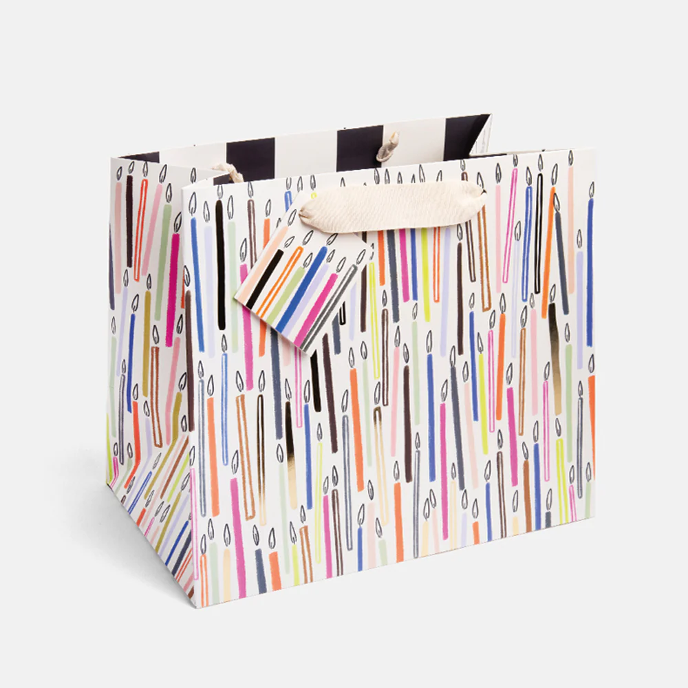 Colourful Candles Landscape Gift Bag