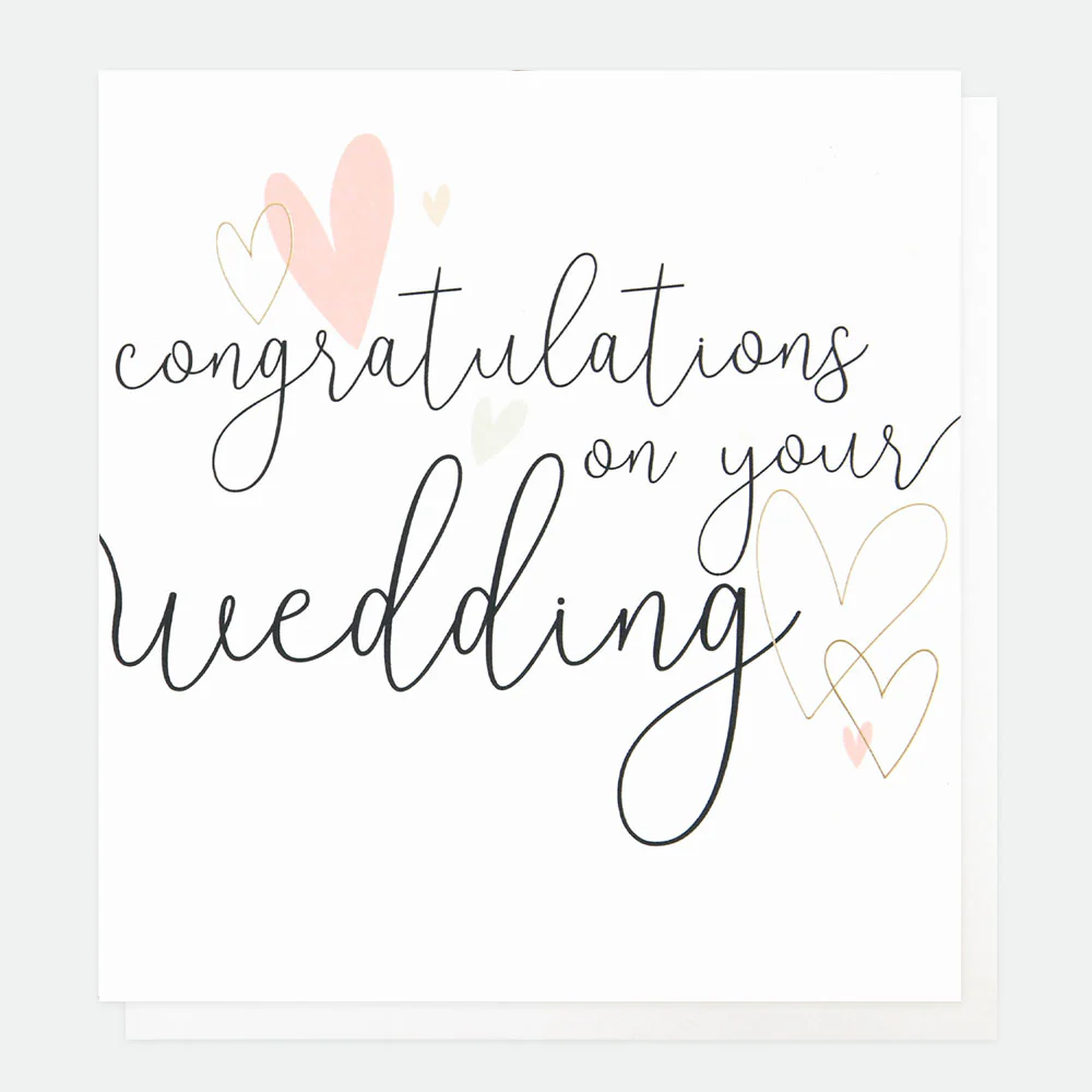 Congratulations On Your Wedding Card