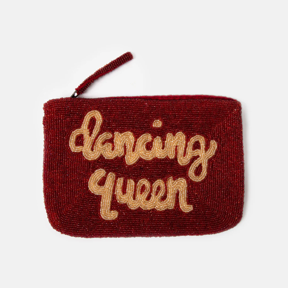 Dancing Queen Beaded Clutch Bag