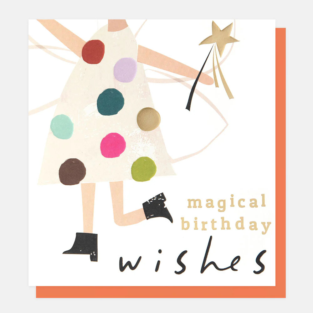 Fairy Wand Magical Birthday Card