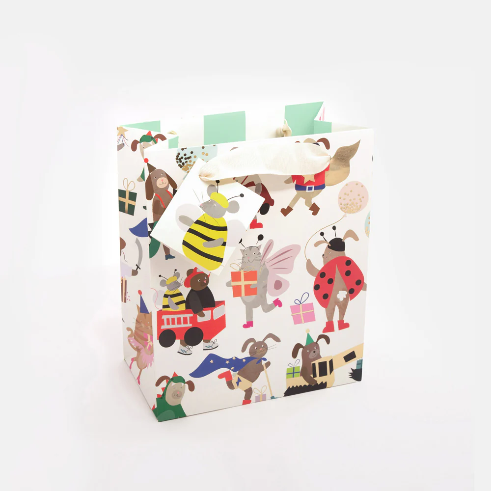 Fancy Dress Animals Medium Gift Bag