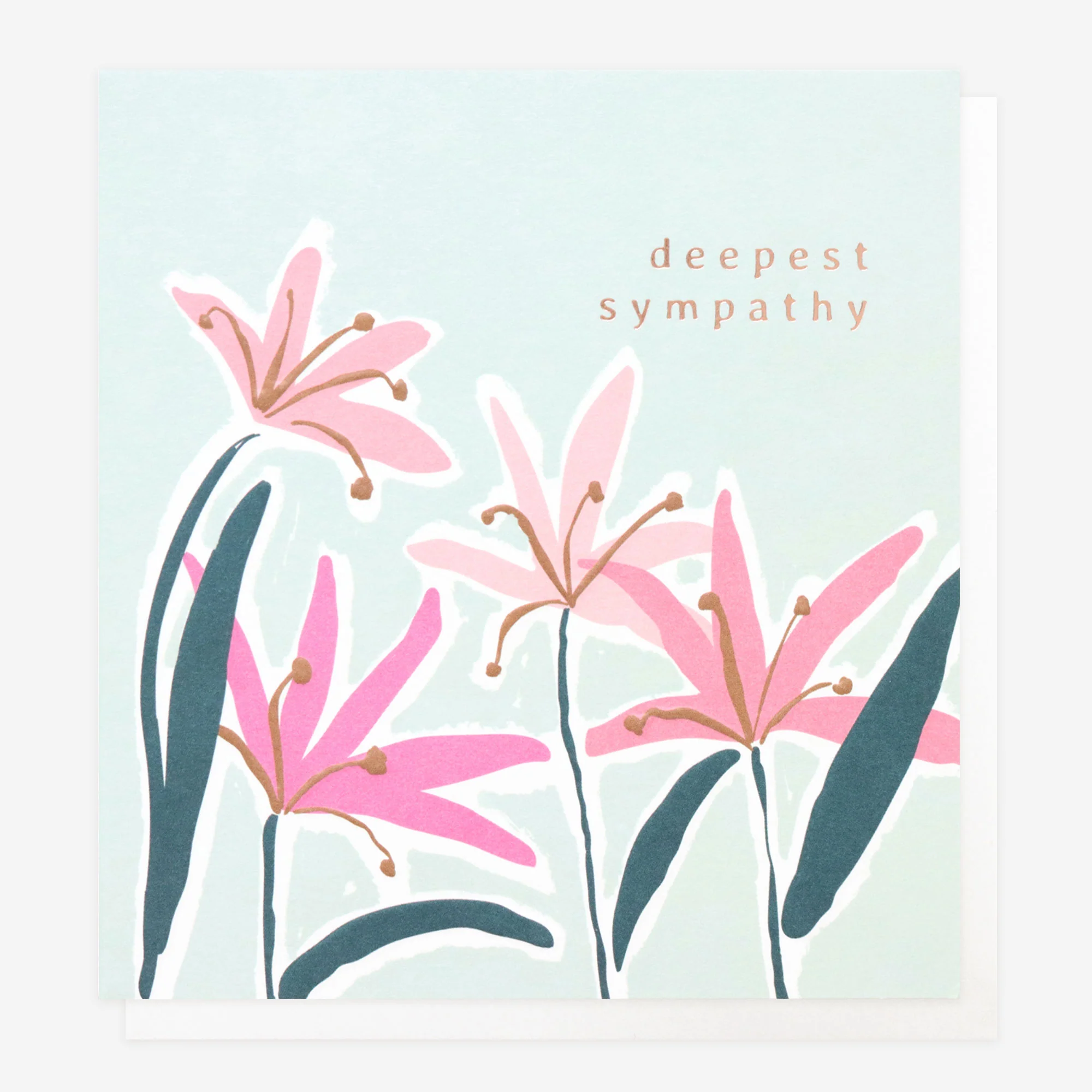Floral Deepest Sympathy Card