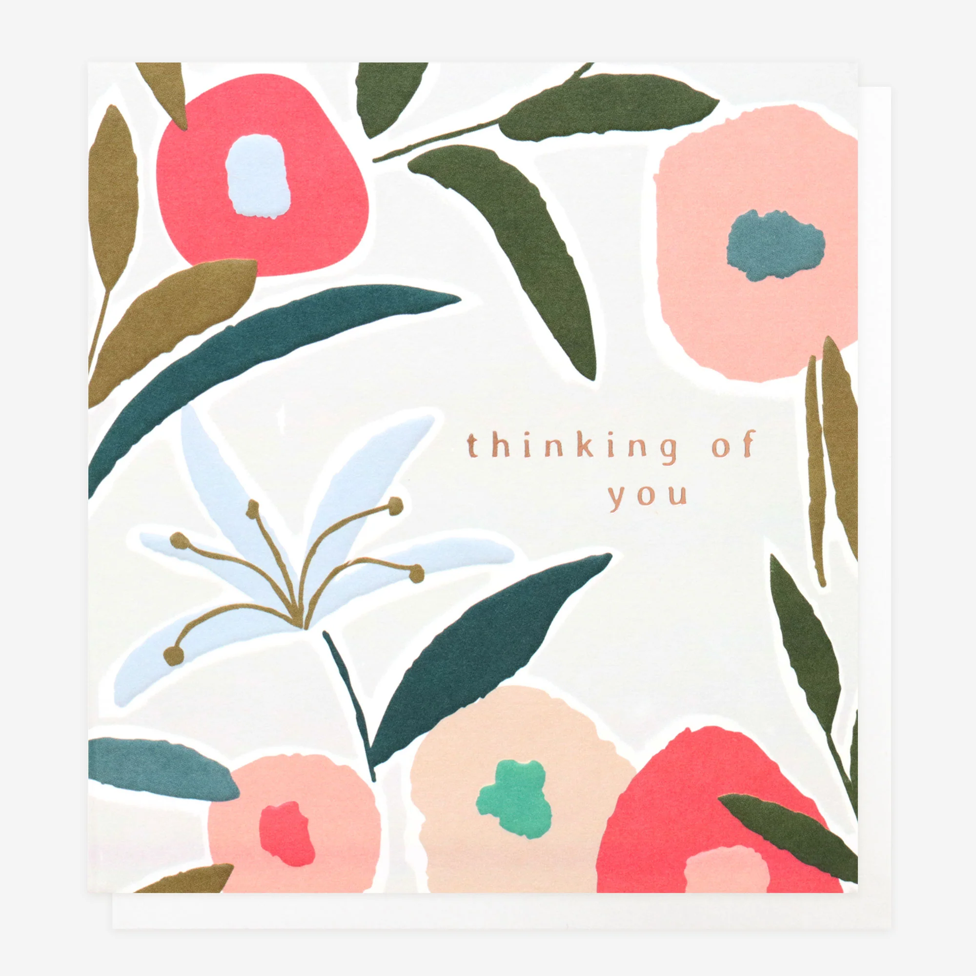 Floral Thinking Of You Card