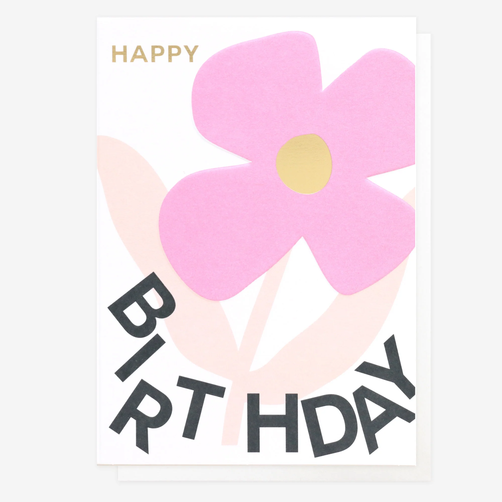 Flower Happy Birthday Card