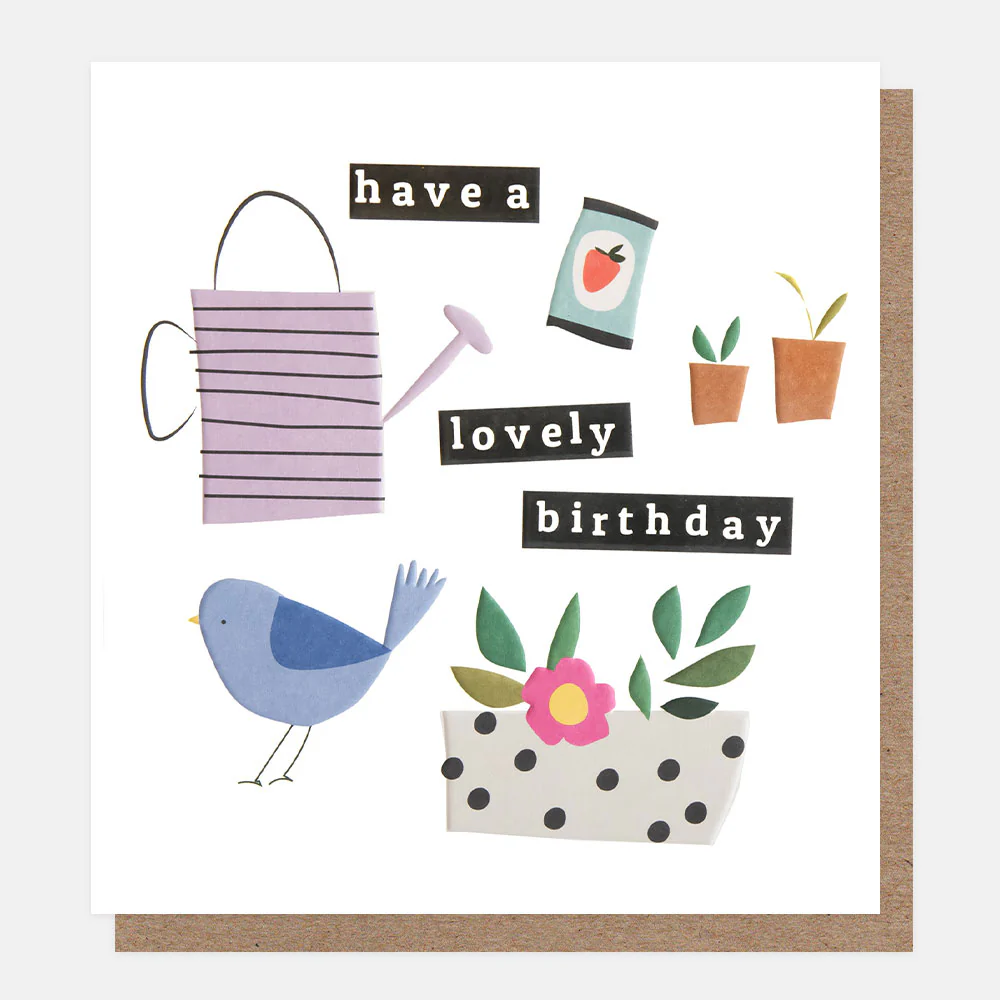 Gardening Lovely Birthday Card
