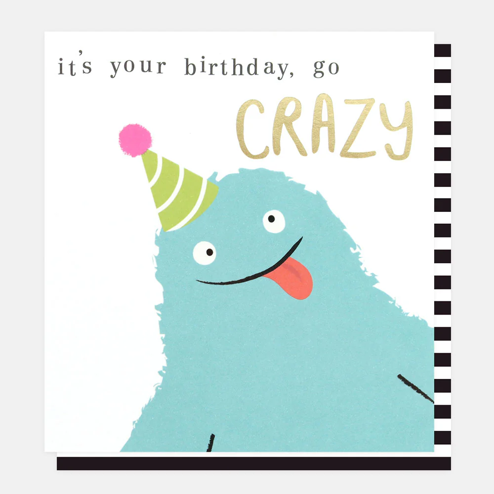 Go Crazy Birthday Card
