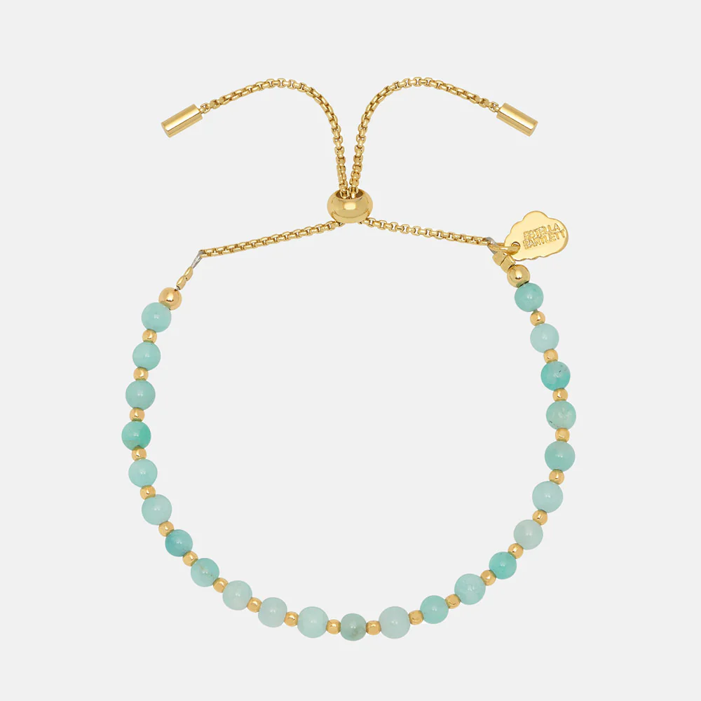 Gold Plated Amazonite Amelia Bracelet