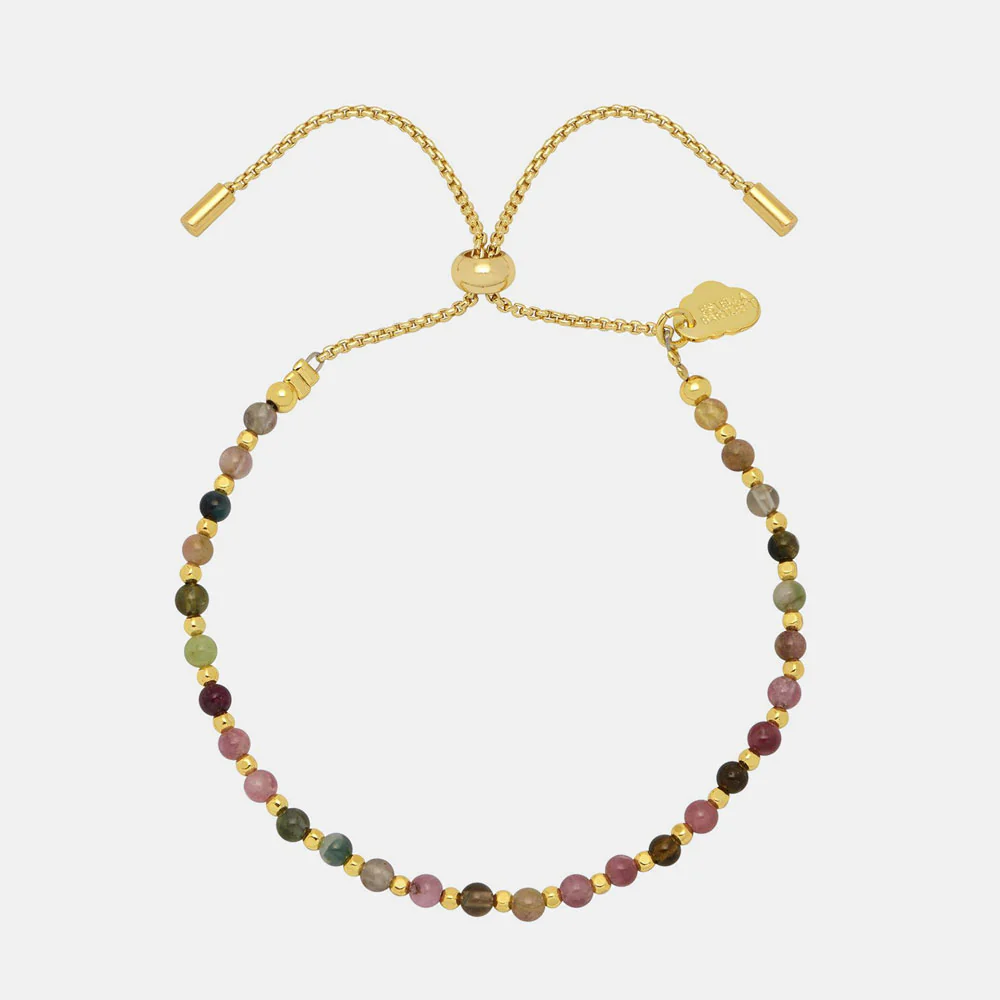Gold Plated Tourmaline Amelia Bracelet
