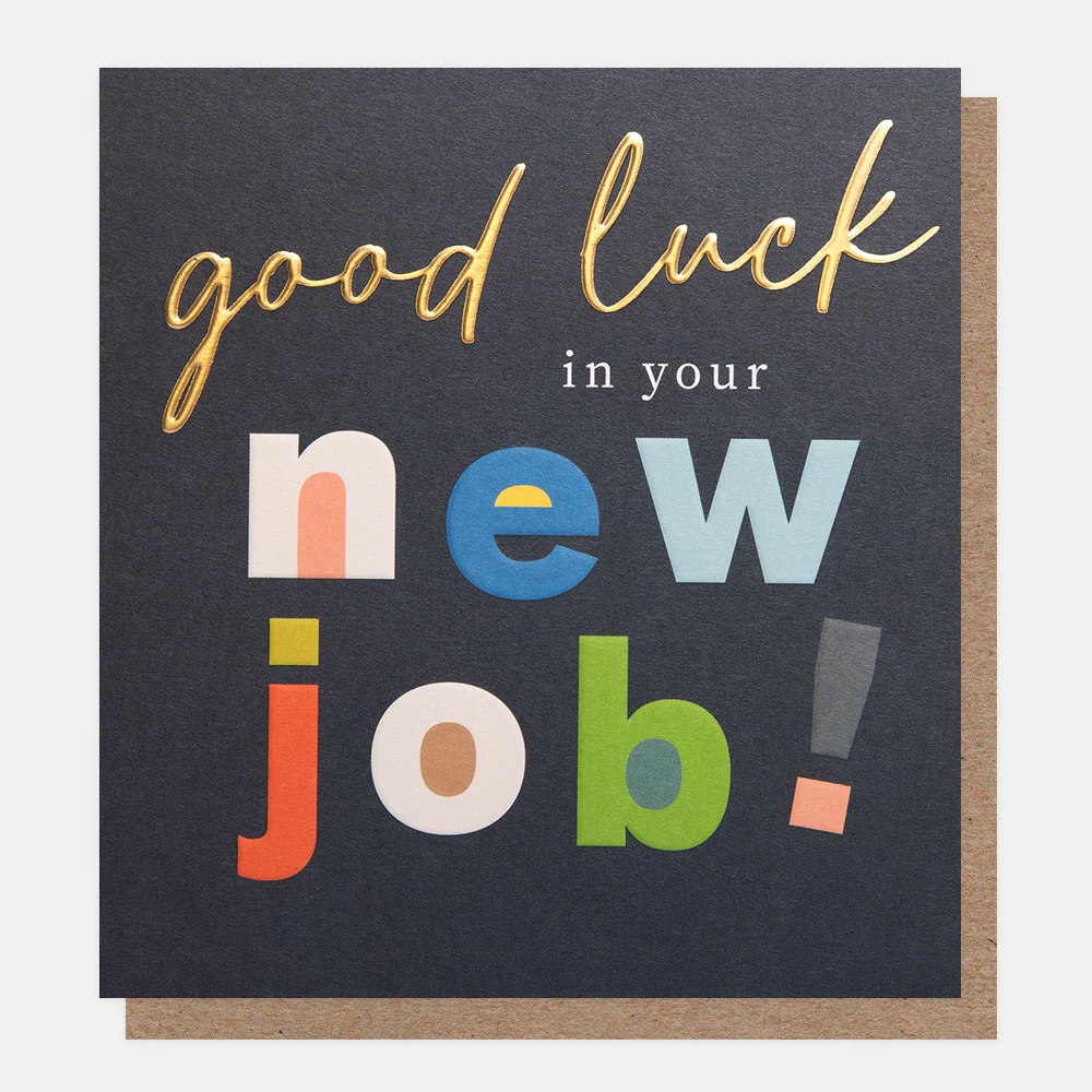Good Luck In Your New Job Card