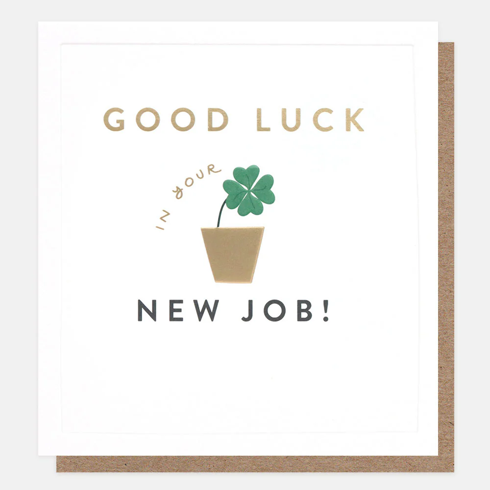 Plant Good Luck In Your New Job Card