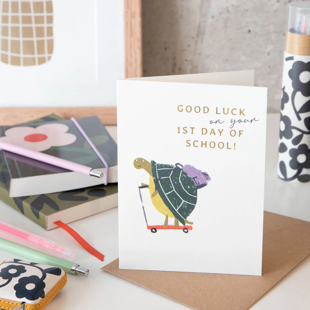 Tortoise First Day Of School Card - Image 2