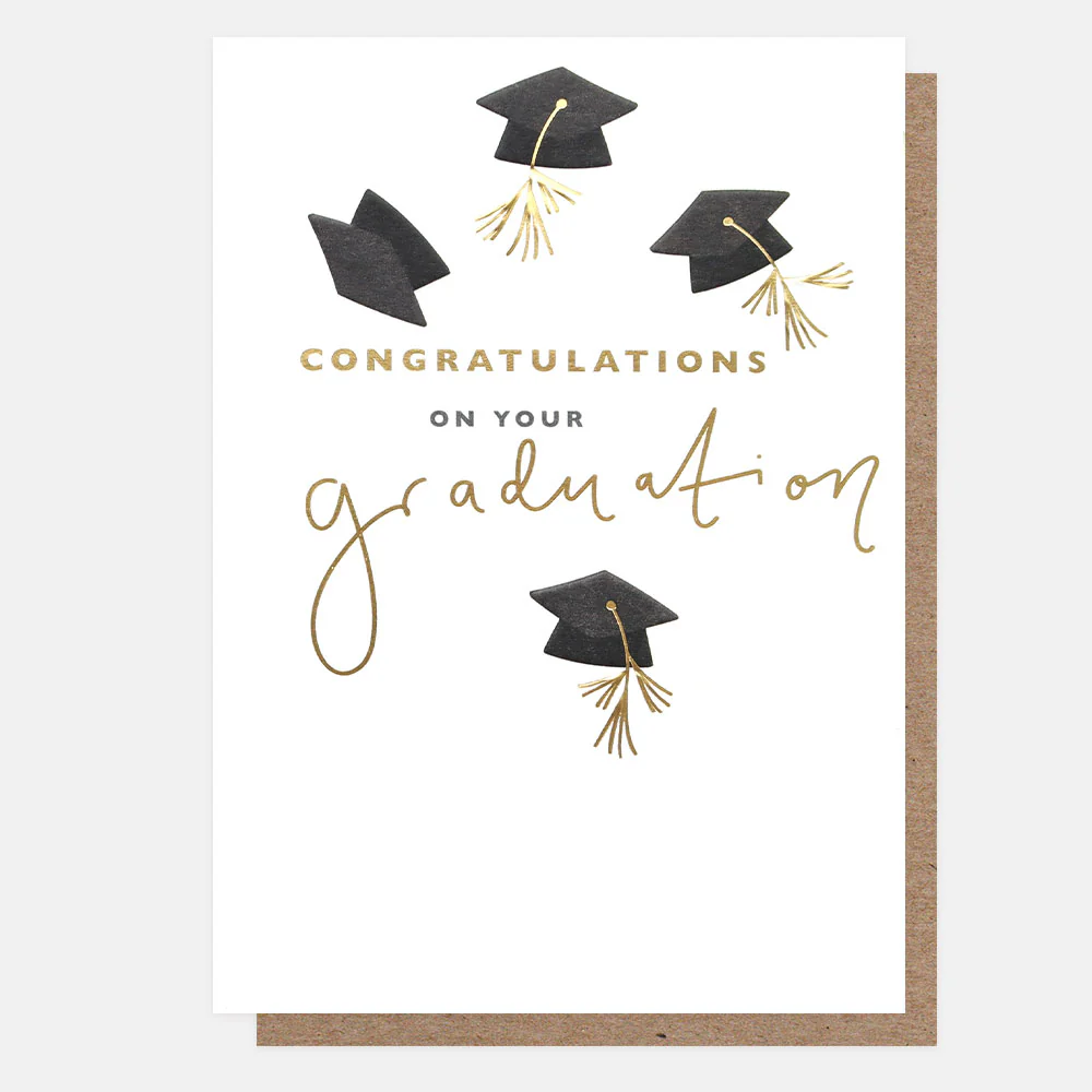 Hats Congratulations Graduation Card