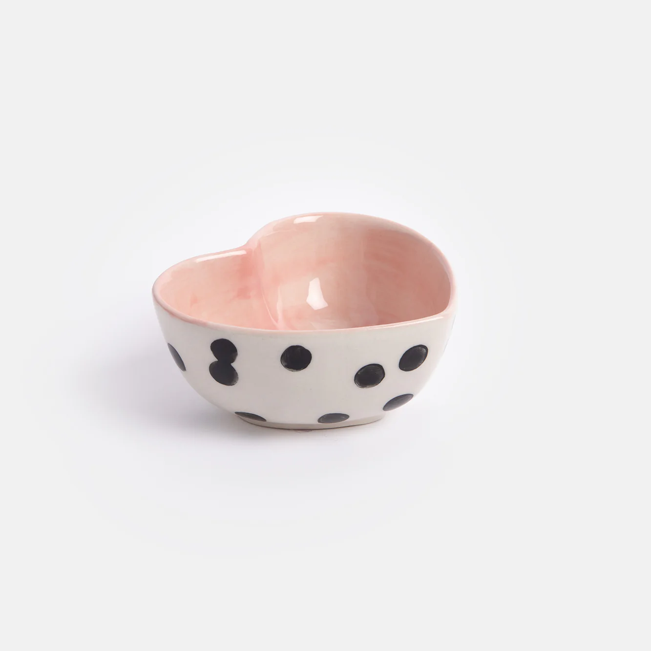 Heart Shape Spot Trinket Bowl