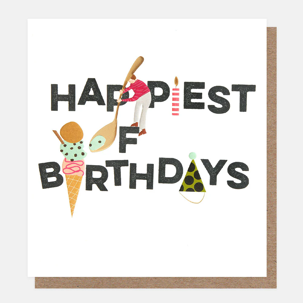 Ice Cream Scoop Birthday Card