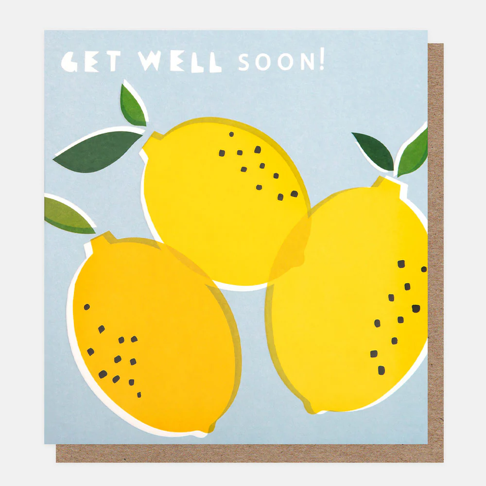 Lemons Get Well Soon Card