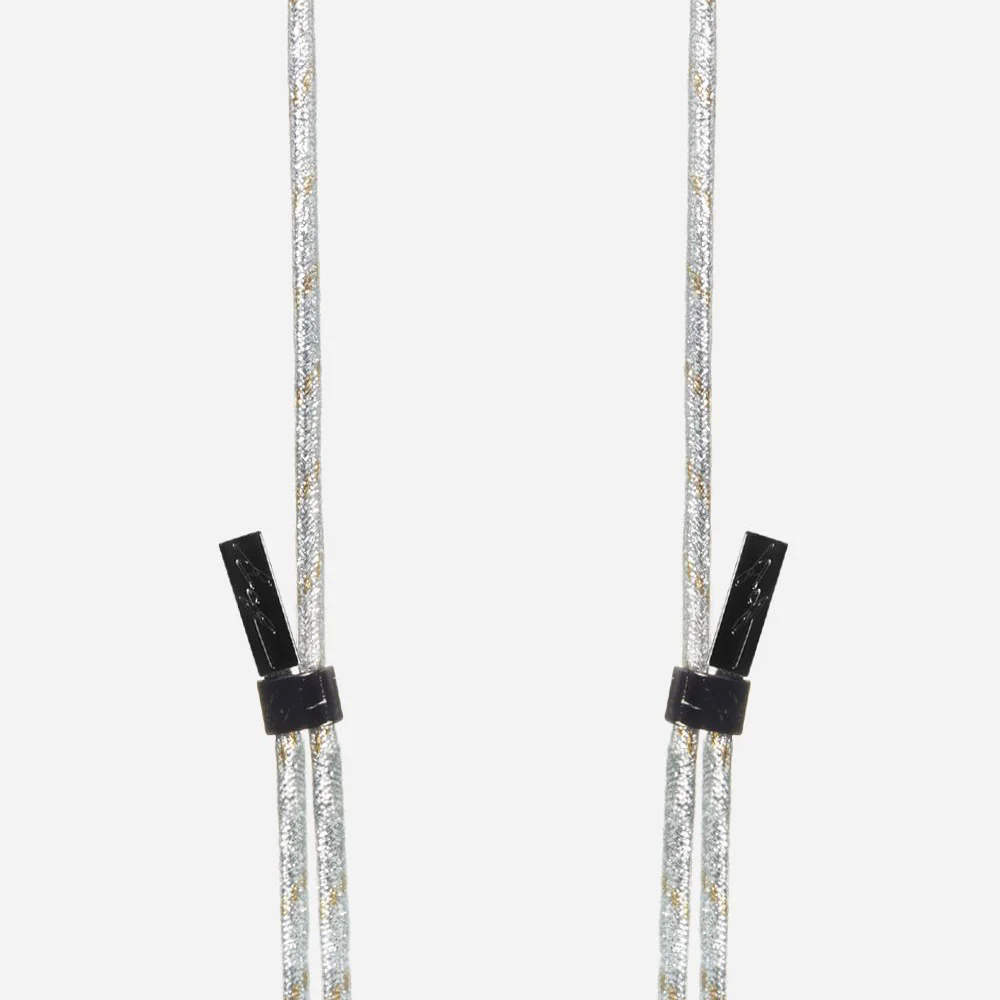 Liam Silver/Gold Adjustable Cord Phone Strap - Image 2