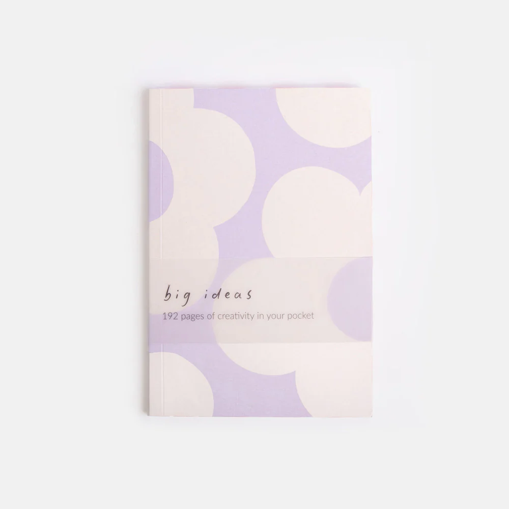 Lilac Flower A6 Softback Notebook