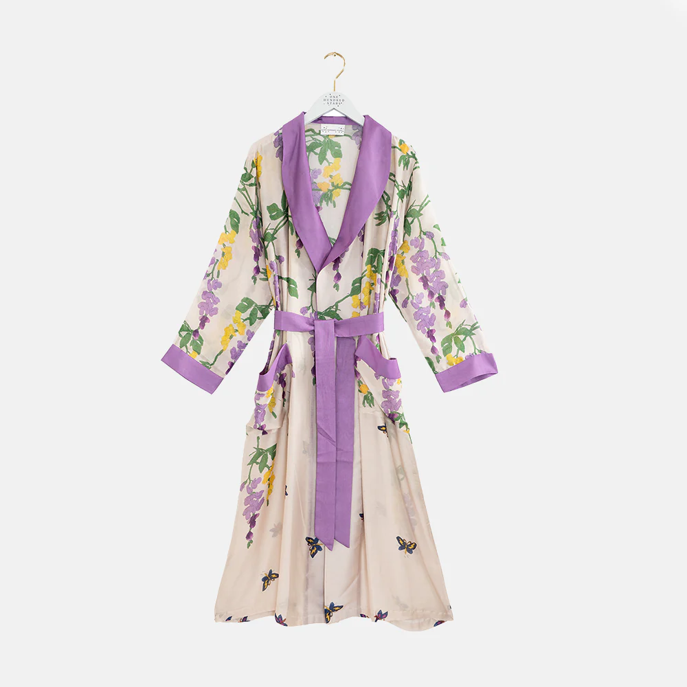 Lilac Wisteria Dressing Gown