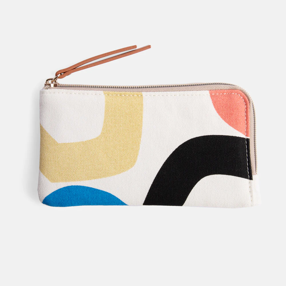Multi Loop Padded Zip Pouch