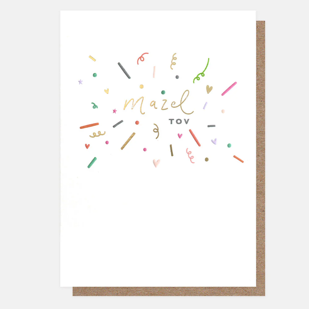 Mazel Tov Congratulations Card