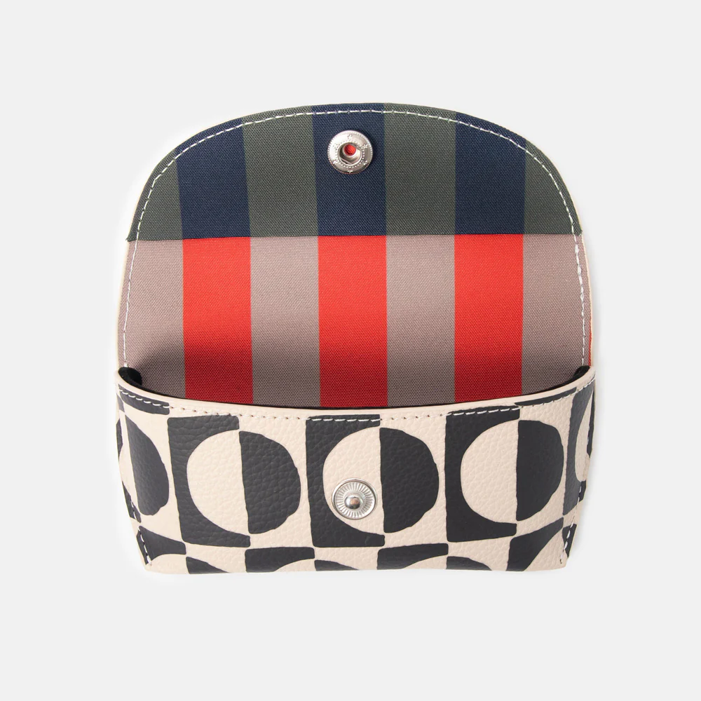 Mono Geo Circles Flap Glasses Case - Image 2
