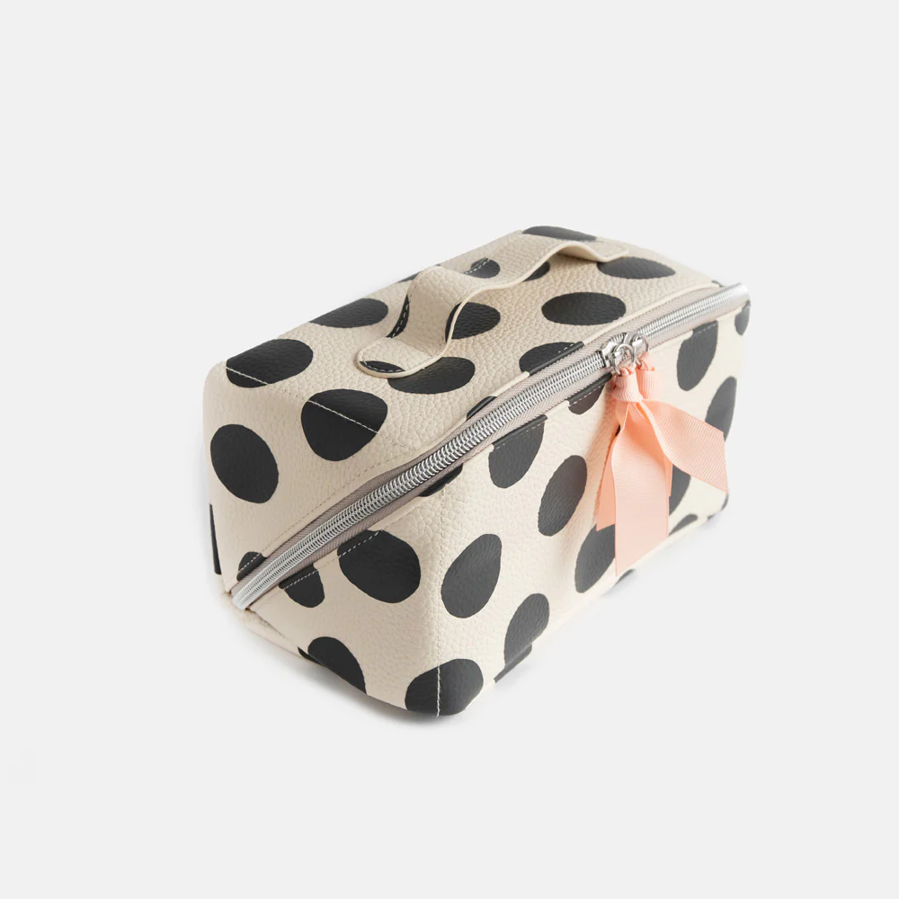 Mono Spots Flat Lay Wash Bag - Image 5