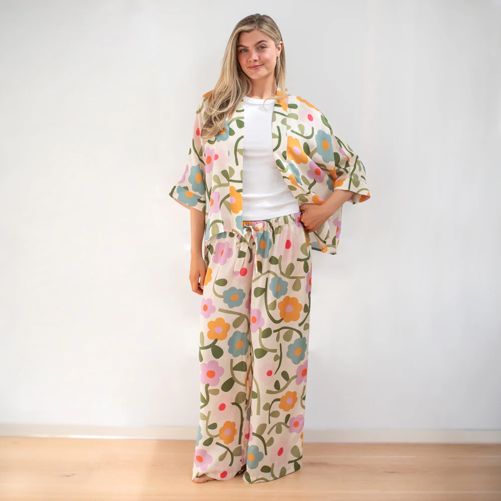 Multi Bloom Viscose Palazzo Pant - Image 2