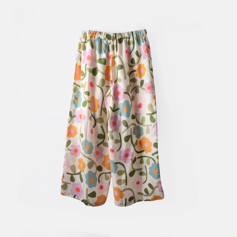 Multi Bloom Viscose Palazzo Pant - Image 6
