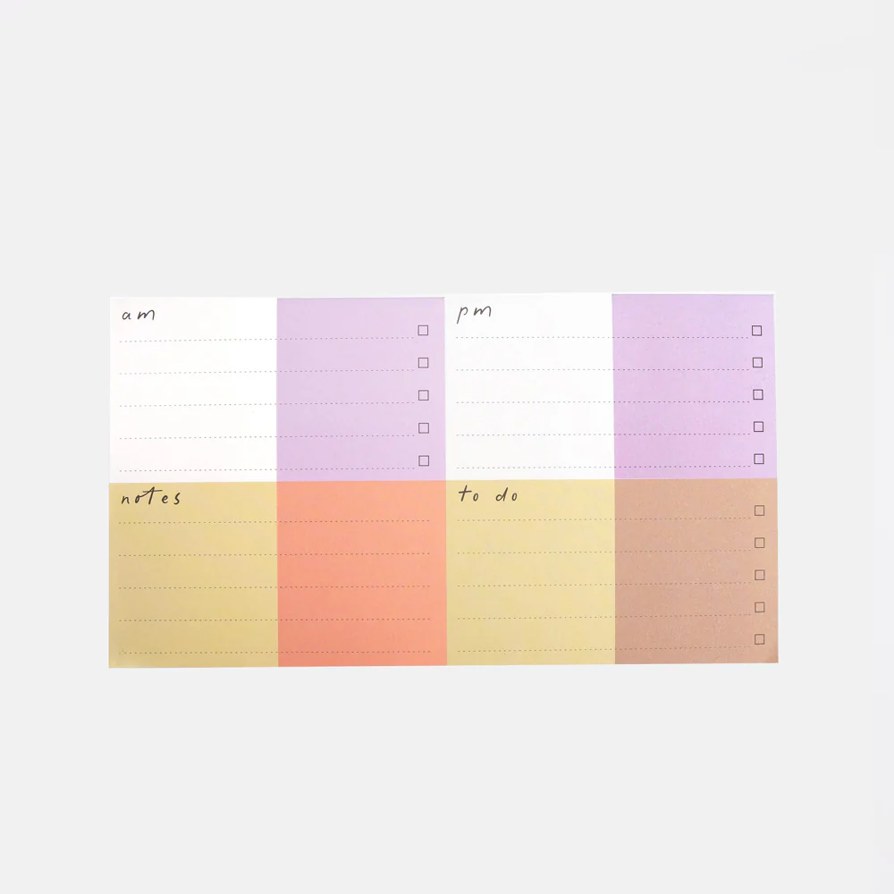 Multi Check Split Sections Desk Pad