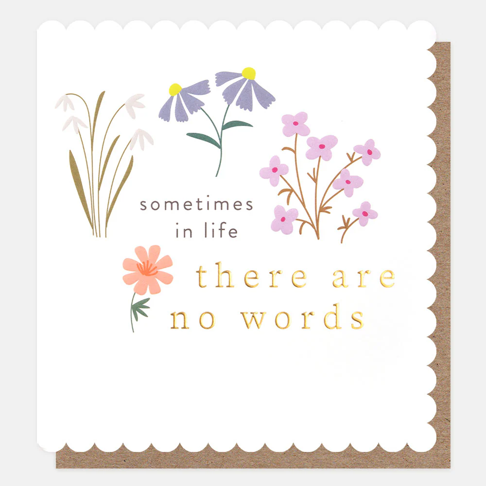 Multi Floral Sympathy Card