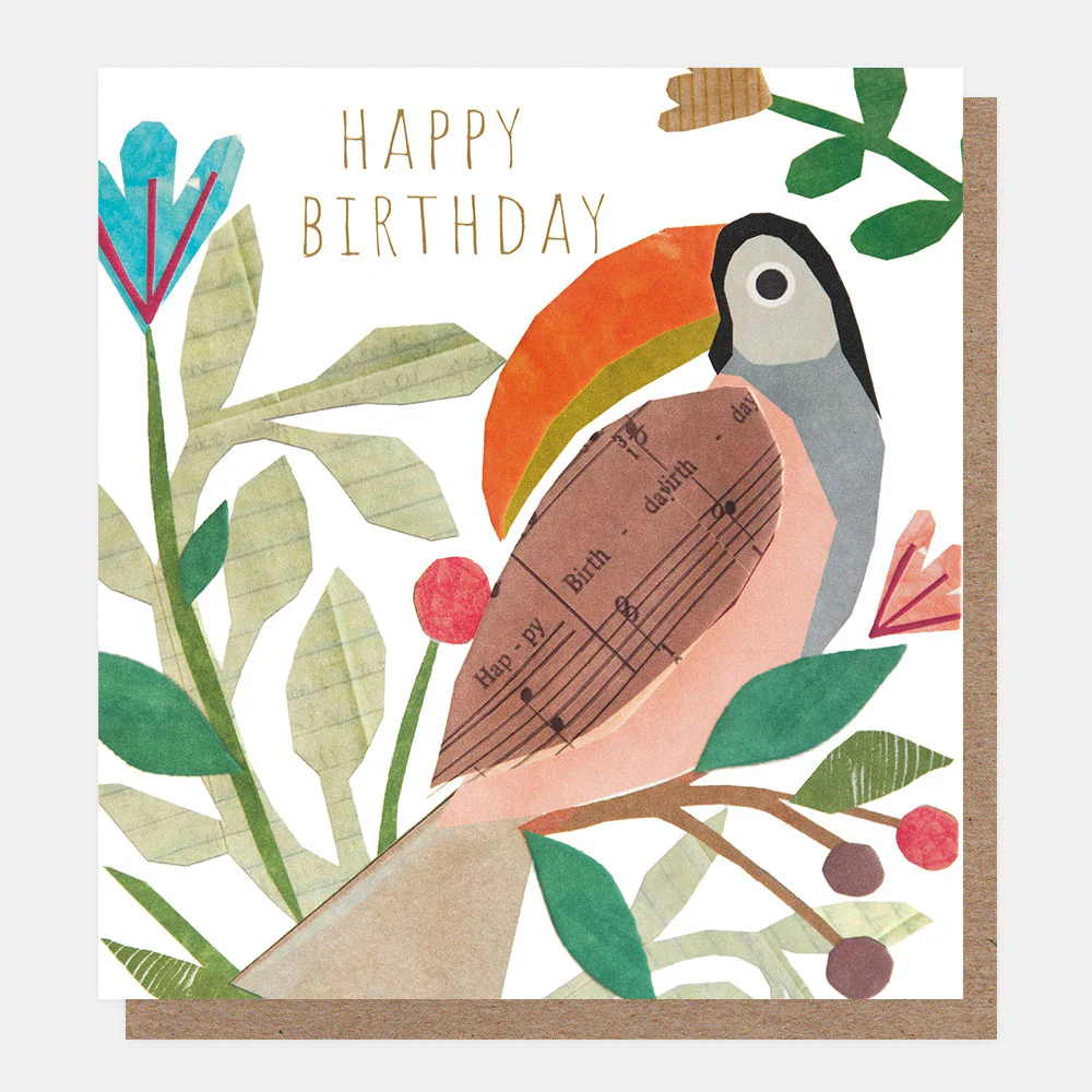 Musical Toucan Birthday Card