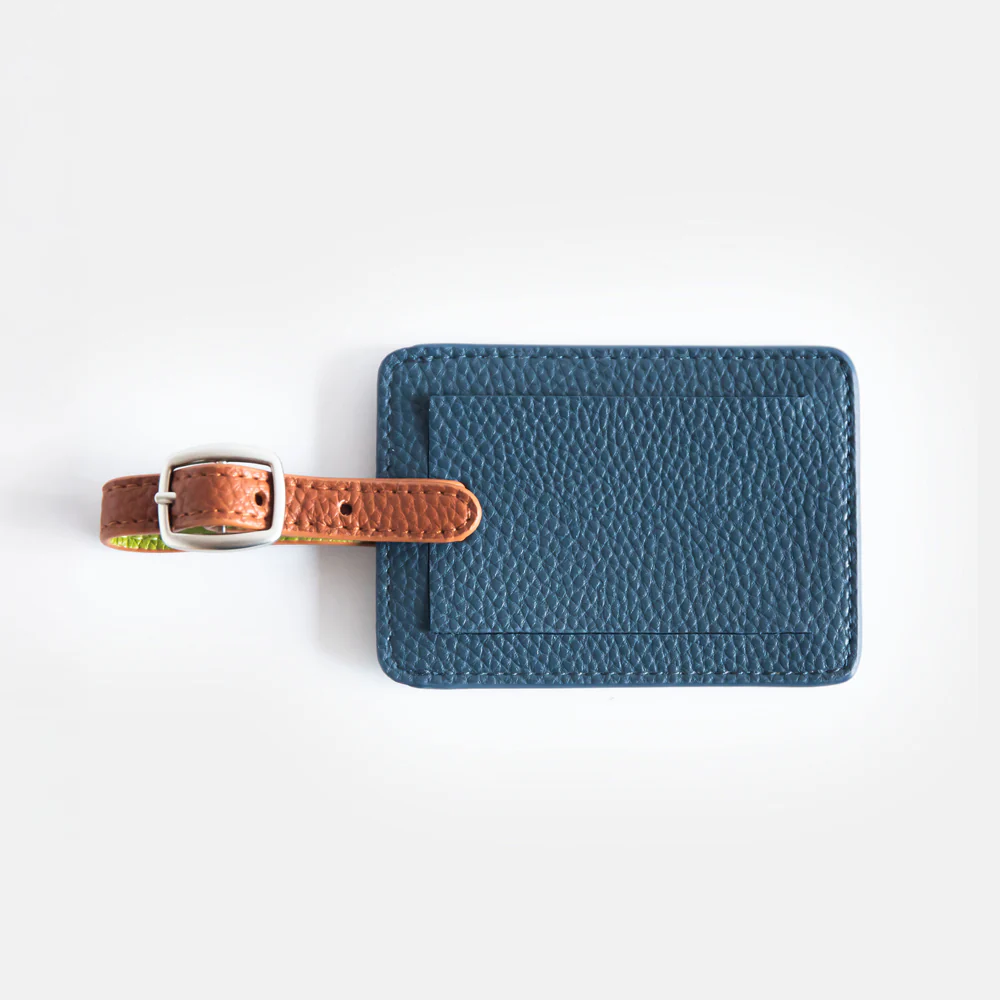 Navy Luggage Tag