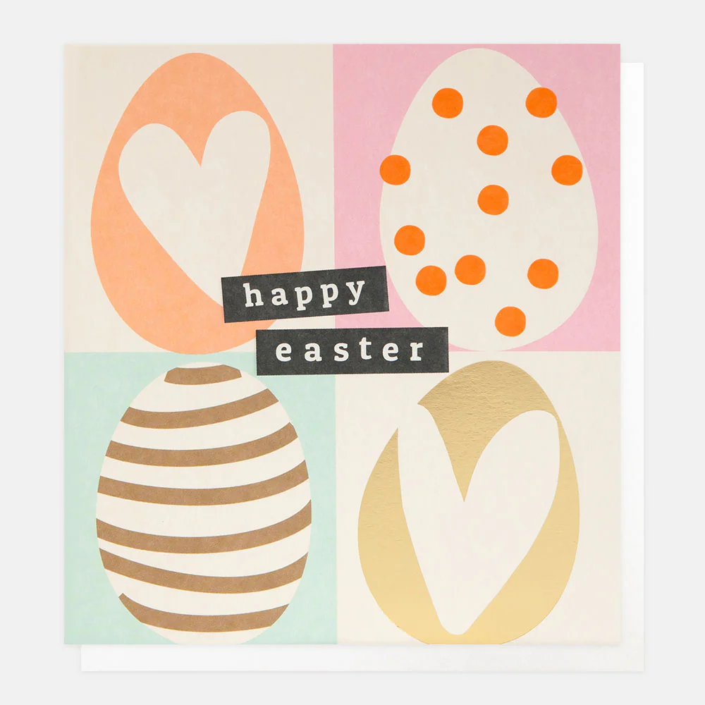 Patterned Eggs Easter Cards