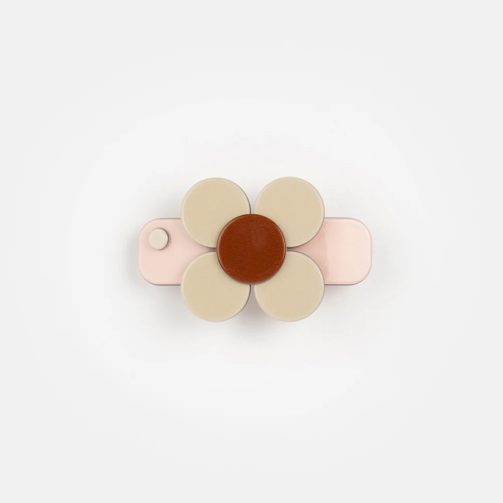 Pink/Cream Florence Hair Clip
