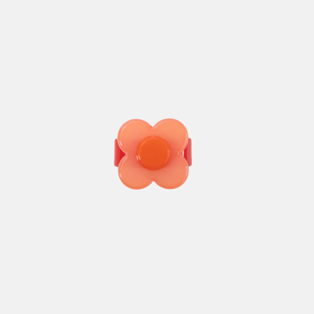 Pink/Orange Flower Ring