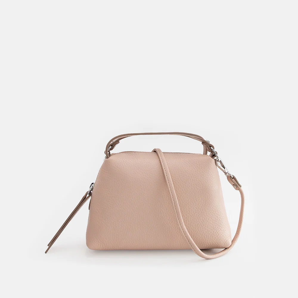 Pink Salt Leather Small Alifa Bag