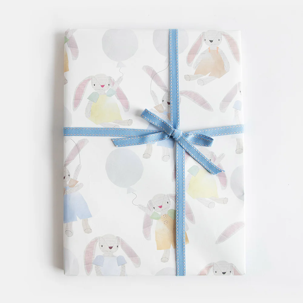 Rabbits & Balloons Wrapping Paper