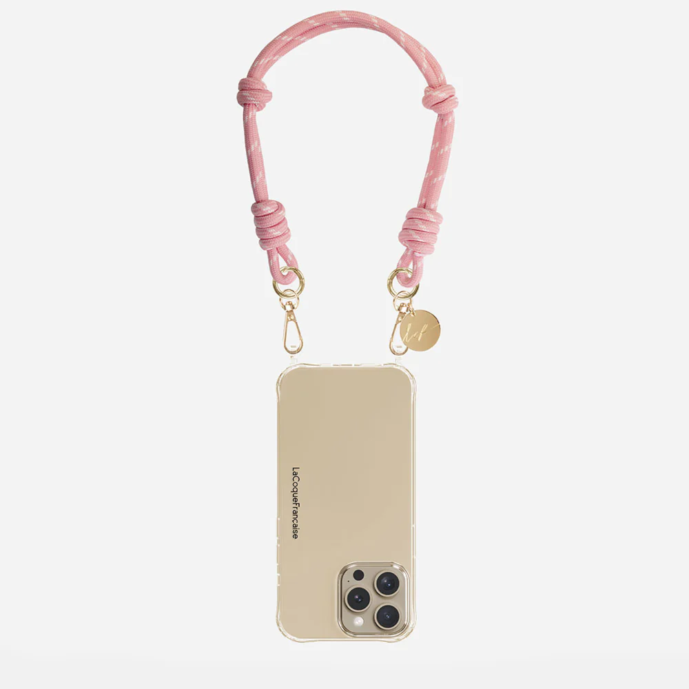 Liam Pink Cord Short Phone Chain