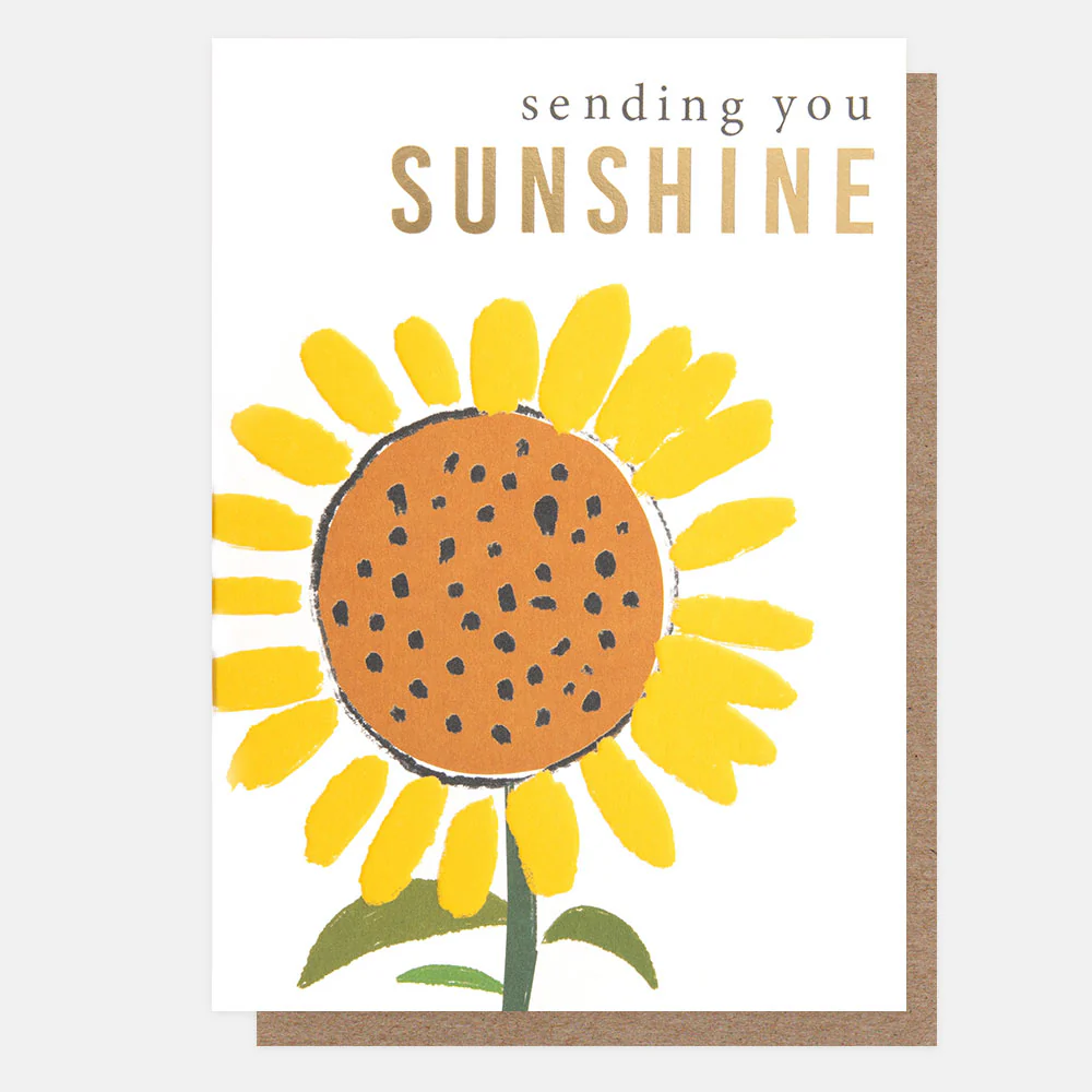 Sunflower Sending You Sunshine Card