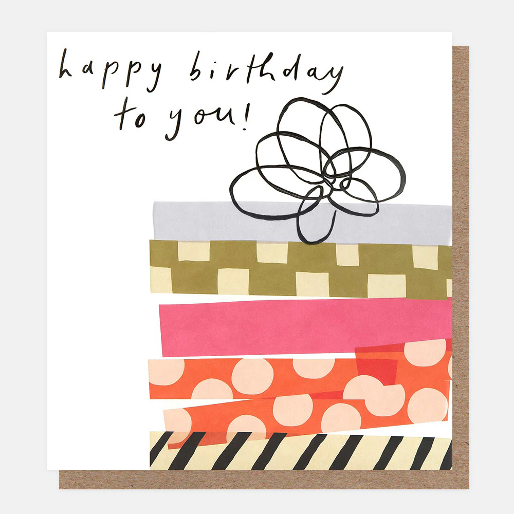 Tape Present Birthday Card