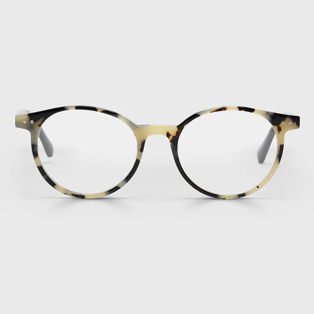 White Black Tortoiseshell 'Case Closed' Reading Glasses