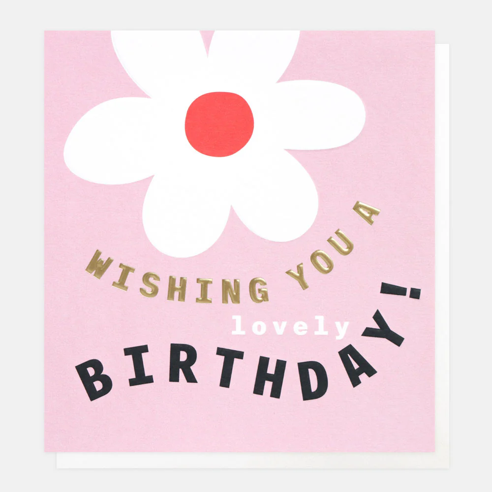 Flower Lovely Birthday Card
