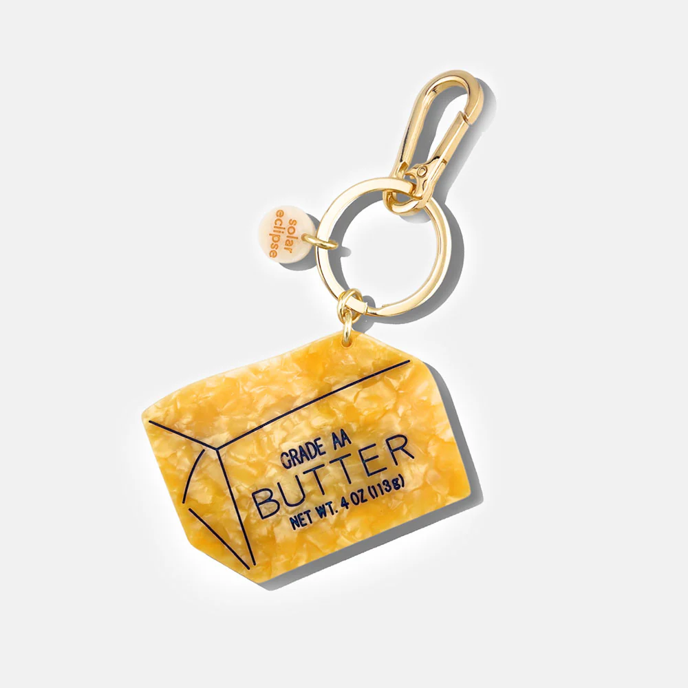 Yellow Butter Bag Charm