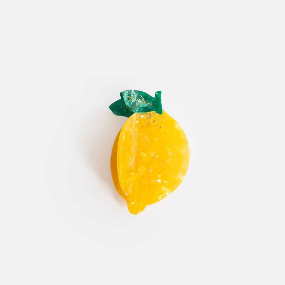 Yellow Lemon Hair Claw
